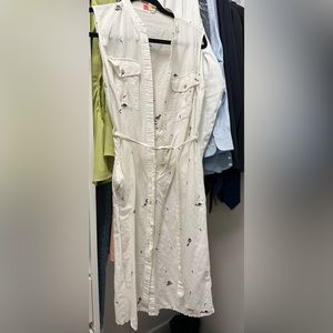 Ted baker sleeveless dress size 1, super cute with wrap around tie string